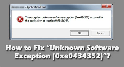 We encountered an error with exception code 0xe0434352 while .
